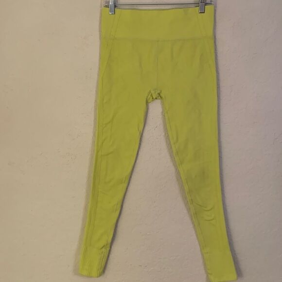 Anthropologie Sport Yellow Legging Size M - Picture 2 of 8
